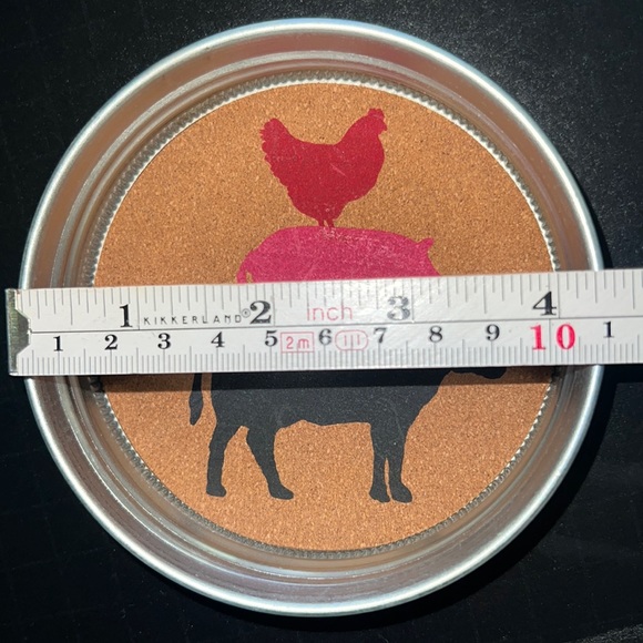 Farm Fresh collection: X-L cotton dish towels silhouetted rooster/pig/cow-NWT - Picture 10 of 16